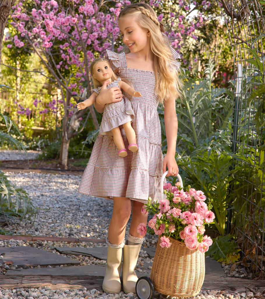 The American Girl&amp;reg; X Hill House Tiny Ellie Nap Dress - Samantha's Historical Print