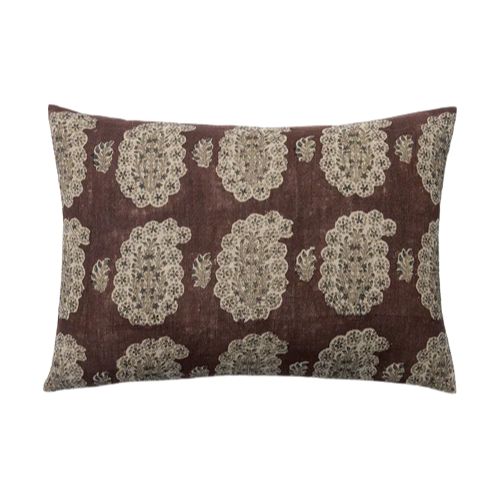 McGee &amp;amp; Co., Ginny Block Print Linen Pillow Cover