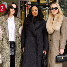 Photo of Who What Wear editors Tara Gonzales, Sierra Mayhew, and Kristen Nichols during New York Fashion Week.