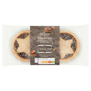 Pack of two Waitrose Gluten free Mince Pies