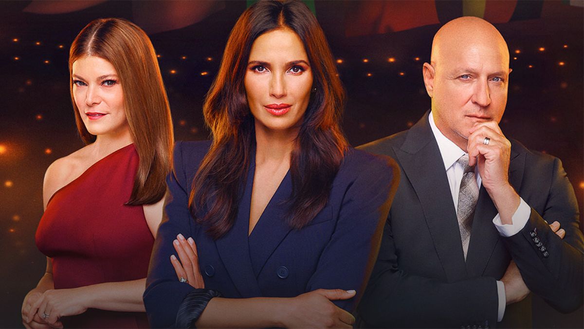 Padma Lakshmi, Tom Collicchio And Gail Simmons Top Chef Season 20.