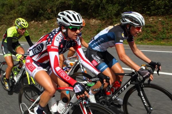 Megan Guarnier (Tibco) in the USA Champions jersey