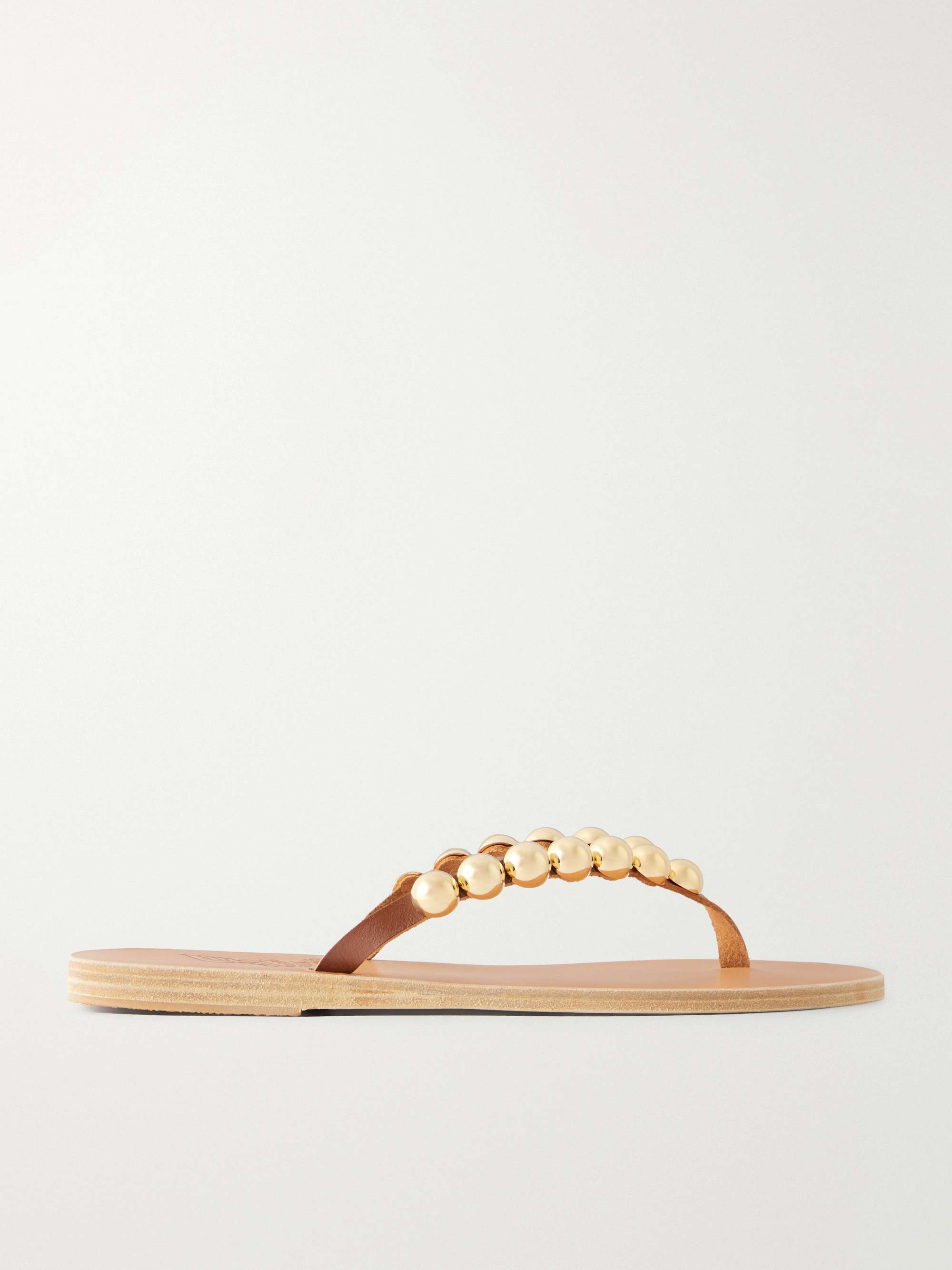 Andoxy Studded Leather Sandals