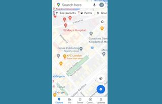 how to find coordinates on google maps - touch map