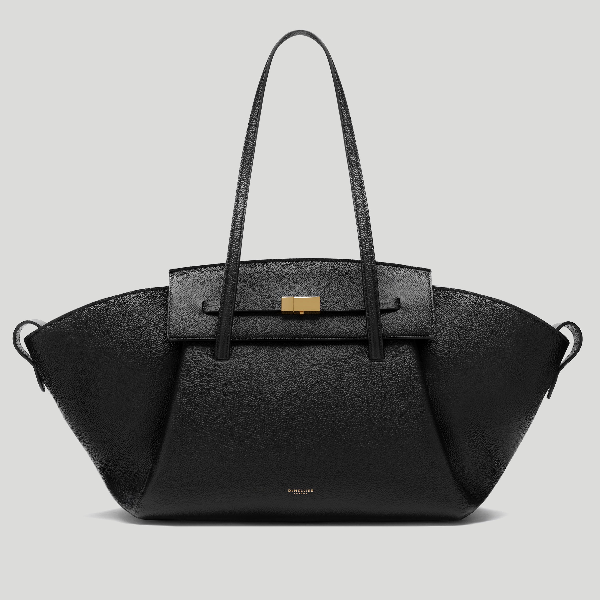 The Brooklyn | Black Small Grain | Demellier