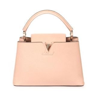 Louis Vuitton Capucines PM in Pink, Leather