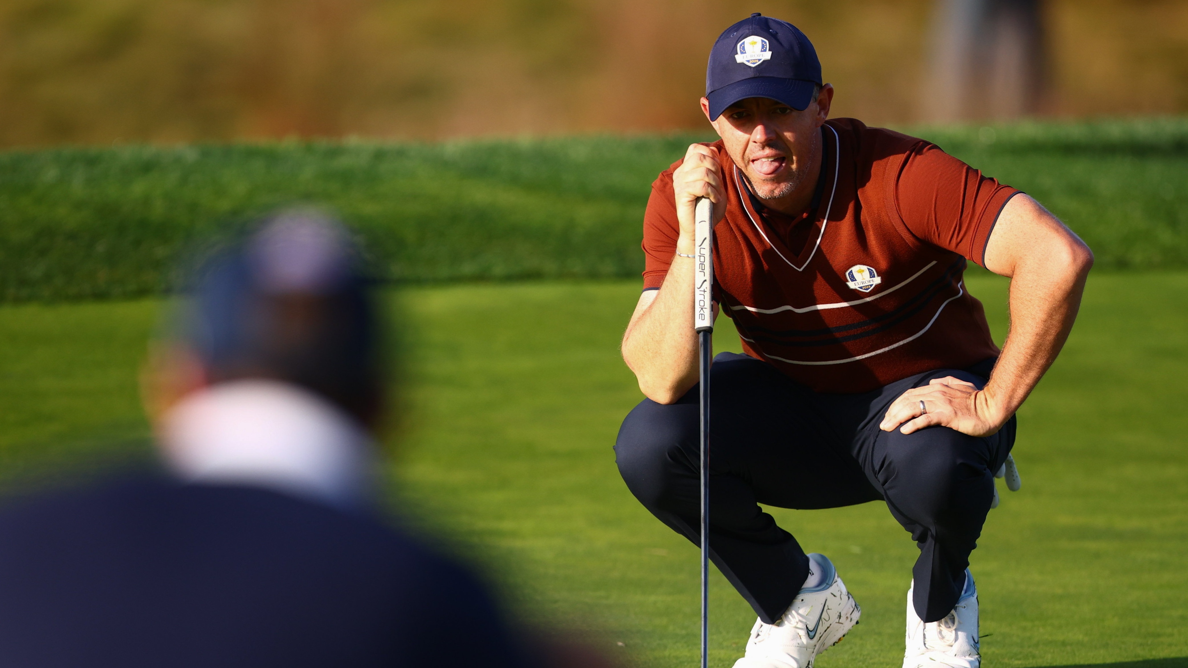 Rory Mcllroy in Saturday&#039;s morning Foursomes