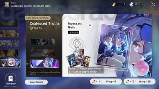 Honkai Star Rail Banner Schedule - Coalesced Truths: Incessant Rain