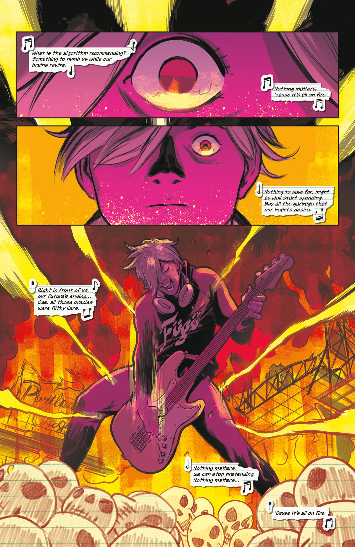 Interior pages from FML #1.