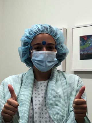 Danielle Soviero before her surgery