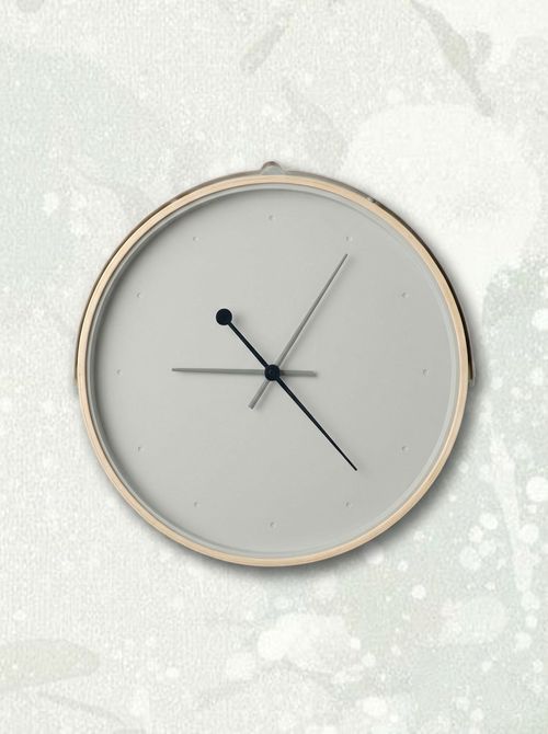 Rotbl&ouml;ta Wall Clock - Ash Veneer