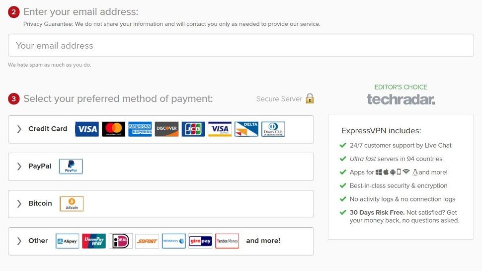 How to sign up for ExpressVPN TechRadar