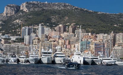  Monaco harbour for Monaco Yacht Show 2017