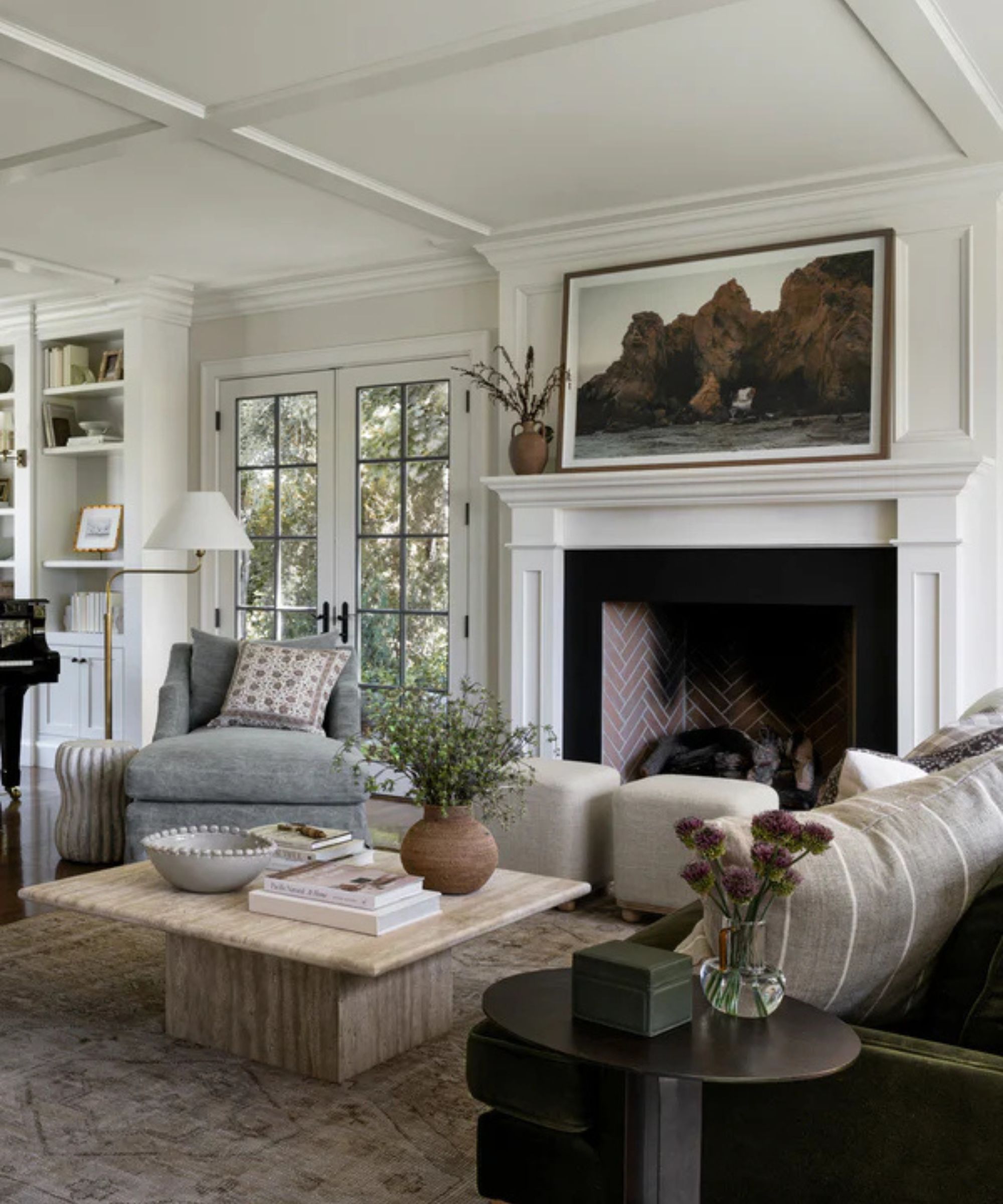 Travertine Coffee Table