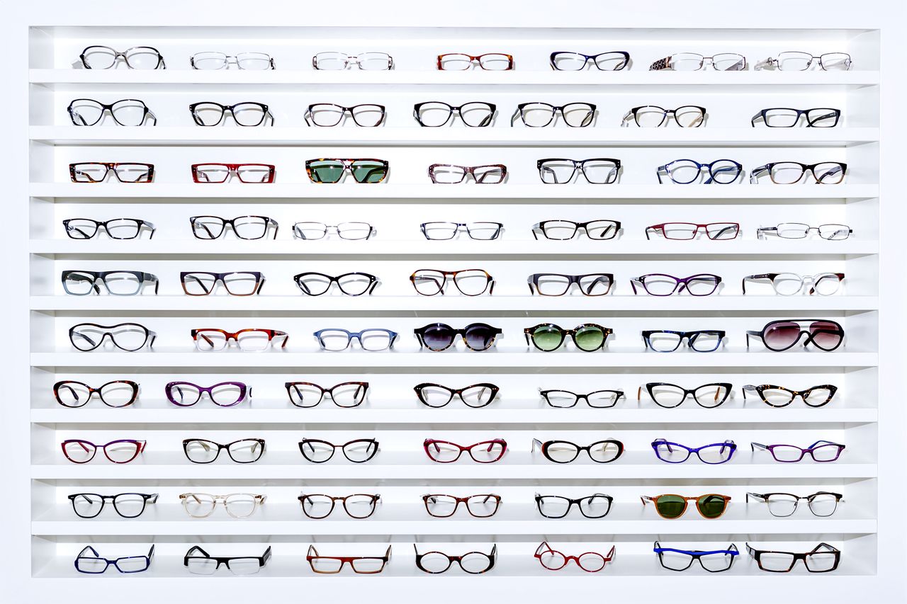 Eyeglasses.