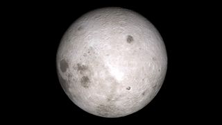 An image of the far side of the moon captured by the Lunar Reconnaissance Orbiter, which launched in 2009.