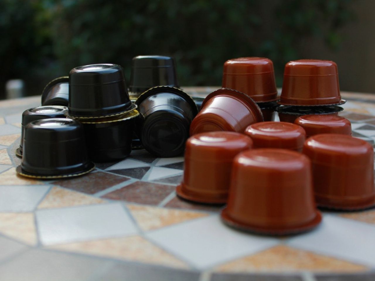 Stacks Of Coffee Pods