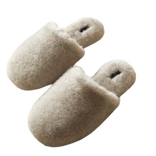 Best slippers for women: Zara Faux Fur Mules Slippers
