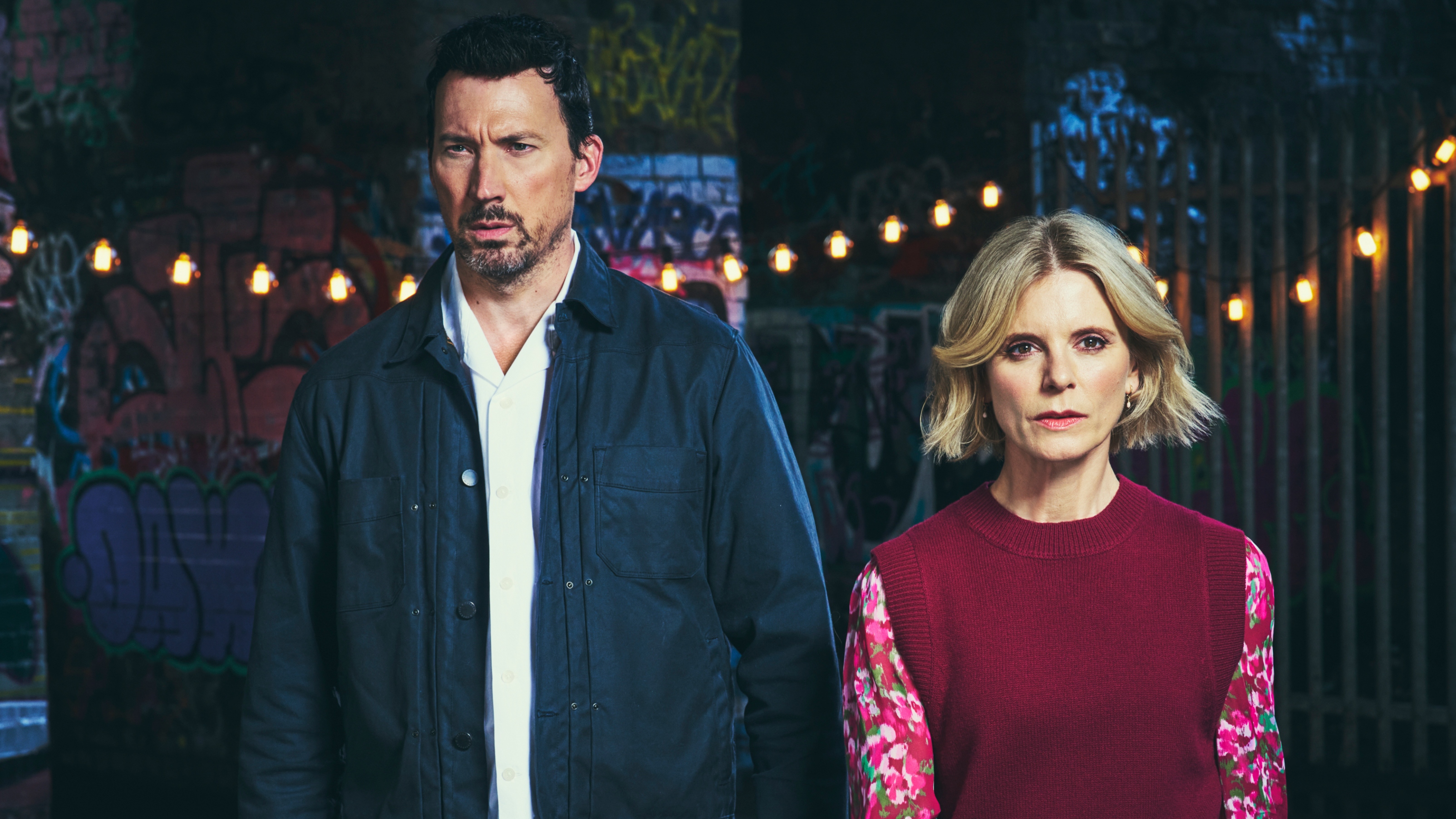 Jack Hodgson (DAVID CAVES) &amp;amp; Dr Nikki Alexander (EMILIA FOX) in Silent Witness season 29