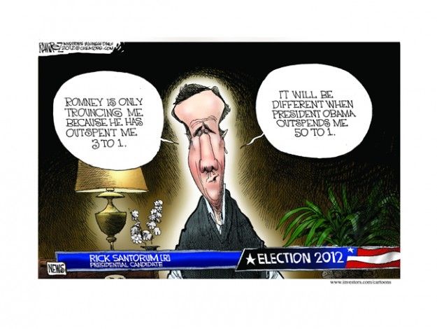 Santorum&amp;#039;s cash problem