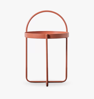 modern coral side table 