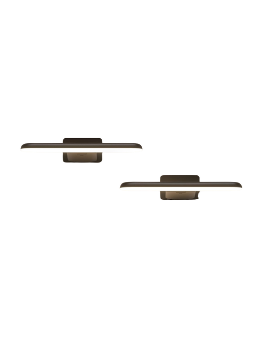 Black Rechargeable Picture Lights for Wall, Set of 2