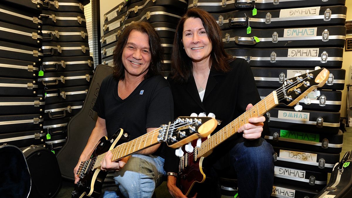 Eddie Van Halen working with the Mr. Hollan&#039;s Opus Foundation