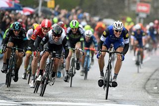 Marcel Kittel (Etixx-Quickstep) gets the win in Scheldeprijs over Mark Cavendish