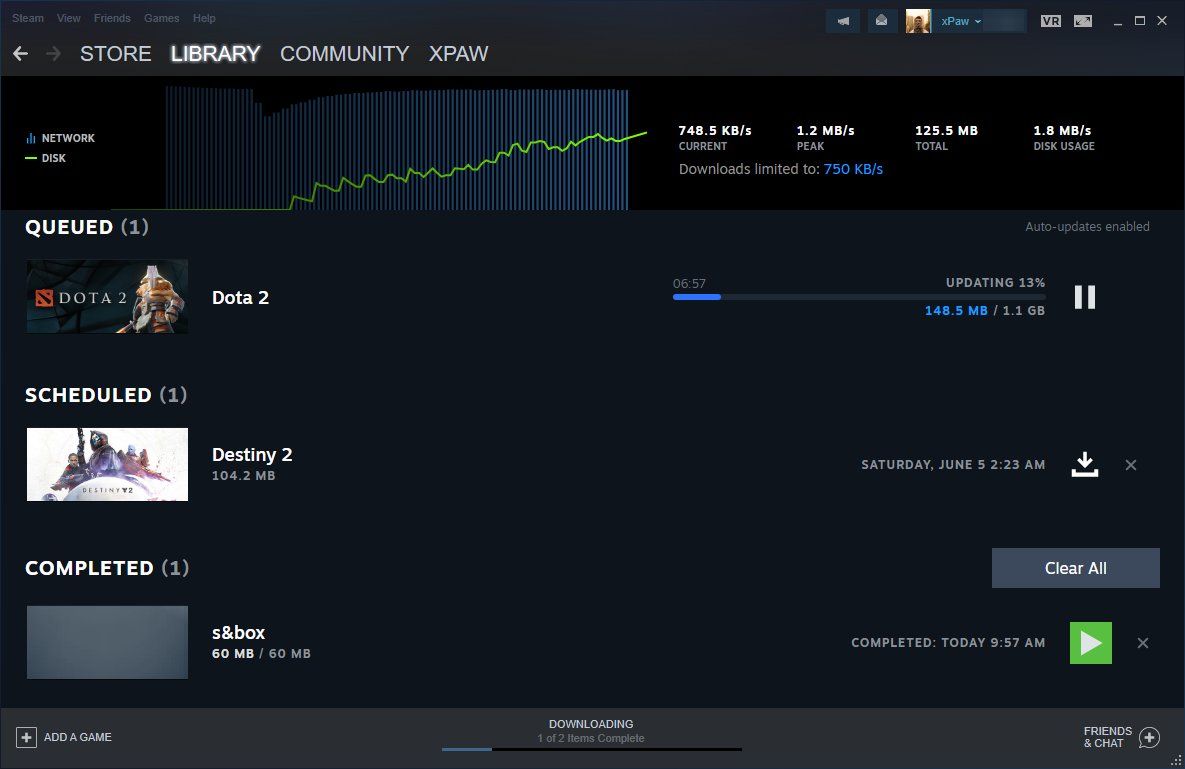Looks like this is the Steam download page's sexy new look | PC Gamer