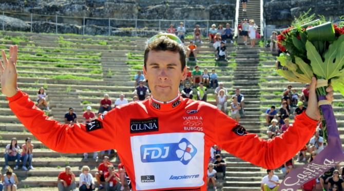 Anthony Roux gets the mountains jersey