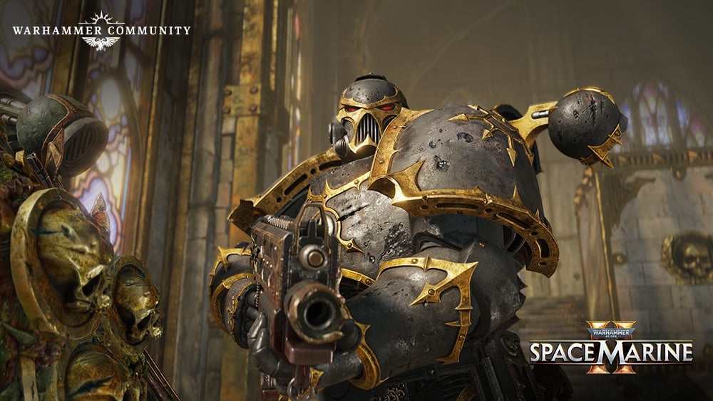 Warhammer 40.000: Captura de tela promocional do Space Marine 2