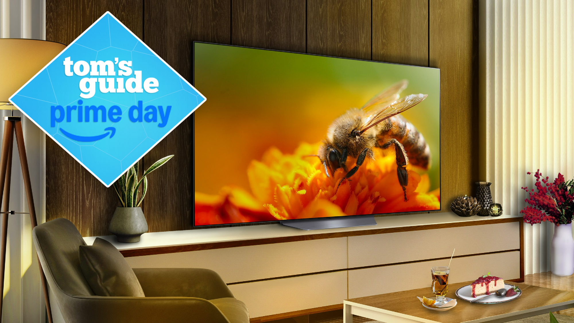 LG B4 OLED with Prime Day tag