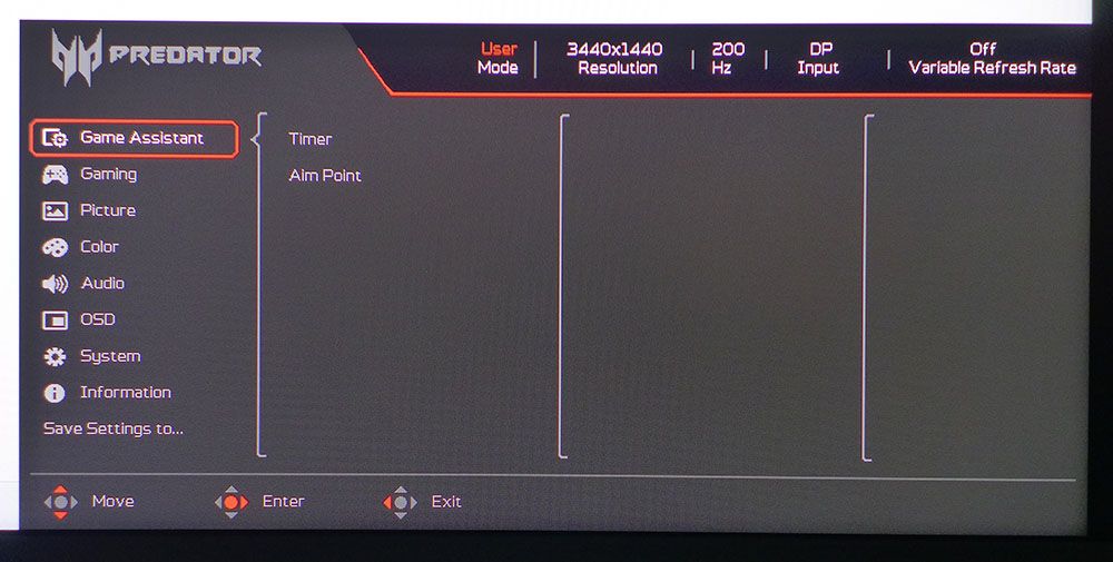 Acer Predator X34 X0