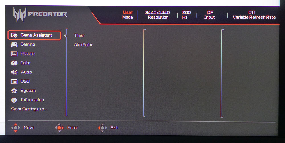 Acer Predator X34 X0