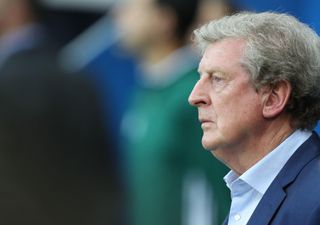 Manager Roy Hodgson looks on ahead of England's last 16 match against Iceland at Euro 2016