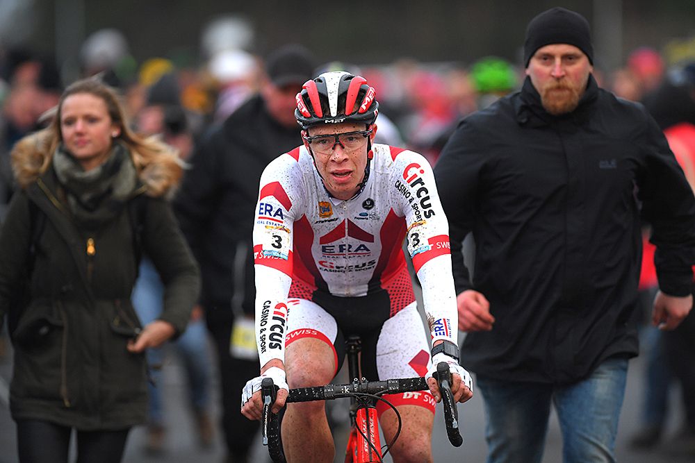 Laurens Sweeck finished second at Heusden-Zolder