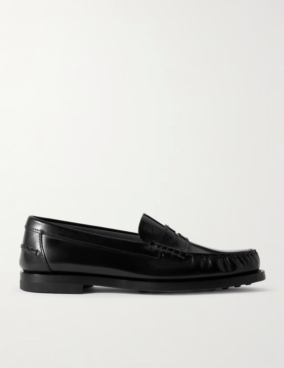 TOD'S, Gathered leather loafers