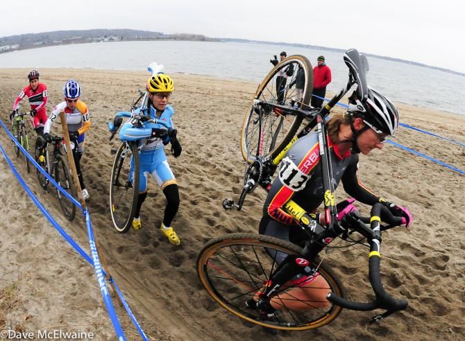 Cassandra Maximenko (Silverbull/Bones/Thule) on her way to a top five finish.