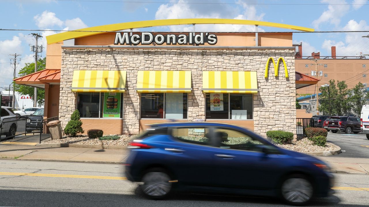 A McDonald&#039;s restaurant is seen in Pittsburgh, Pennsylvania.