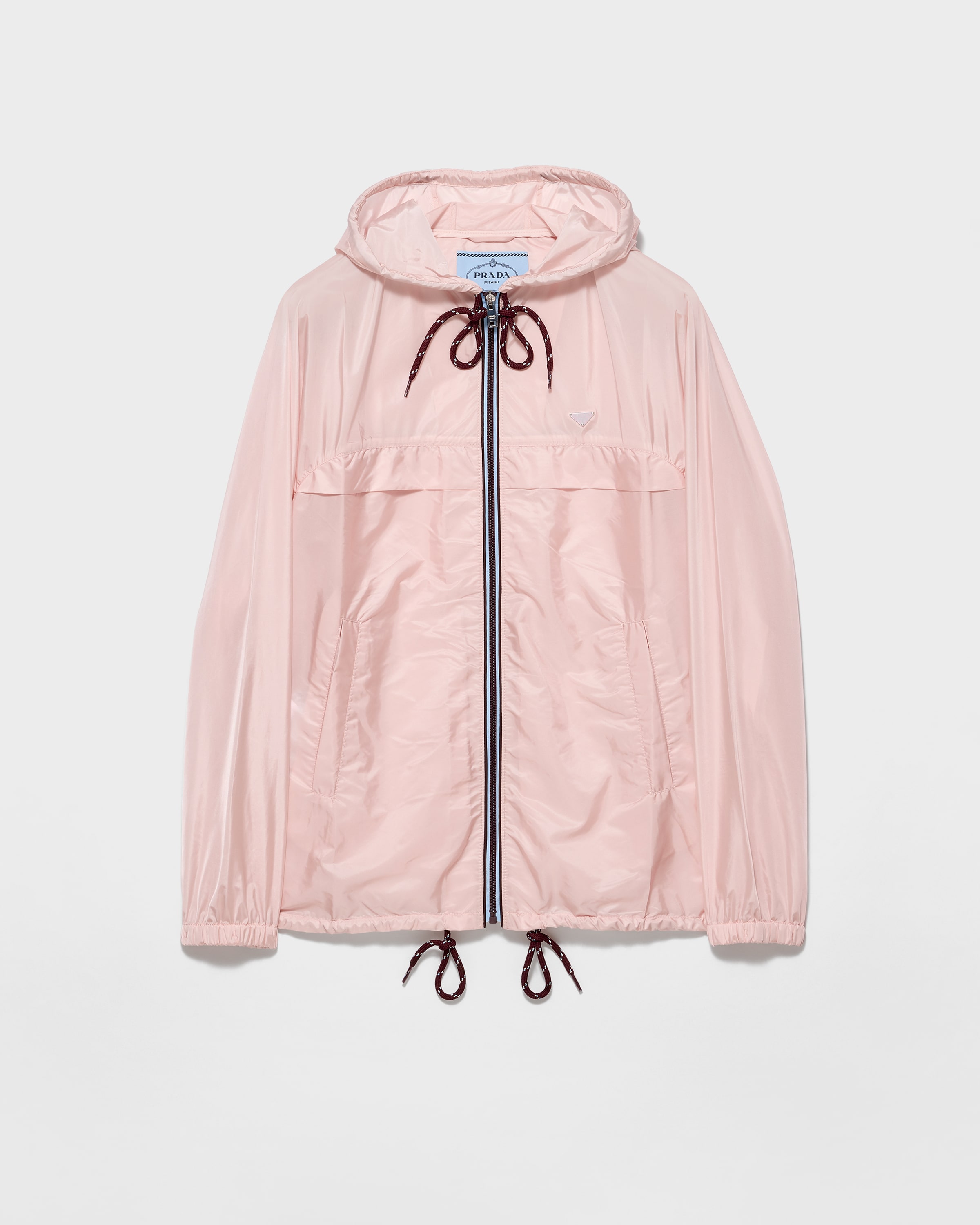 Lightweight Re-Nylon Hooded Raincoat