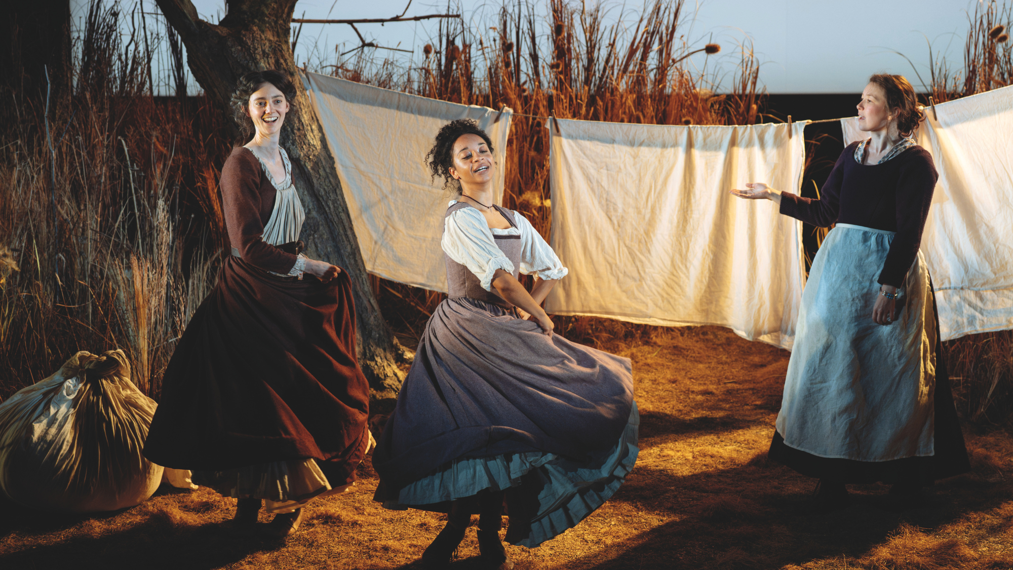Cast of 1536 on stage