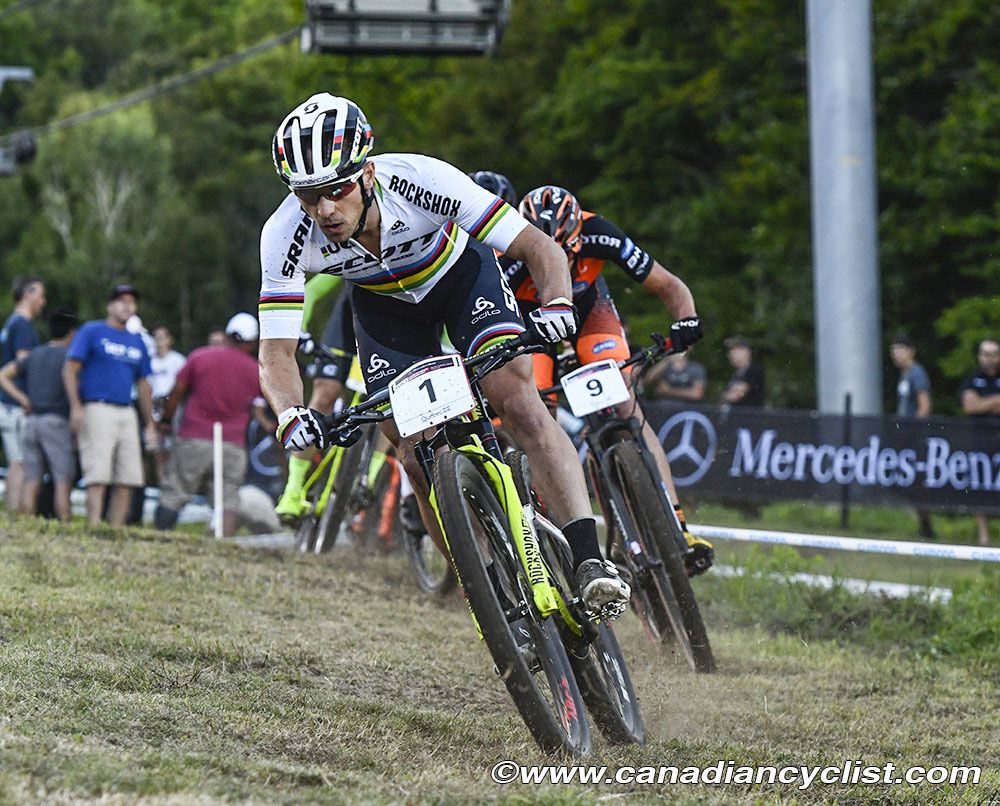 Nino Schurter (Scott-SRAM MTB Racing) is suffering from a cold