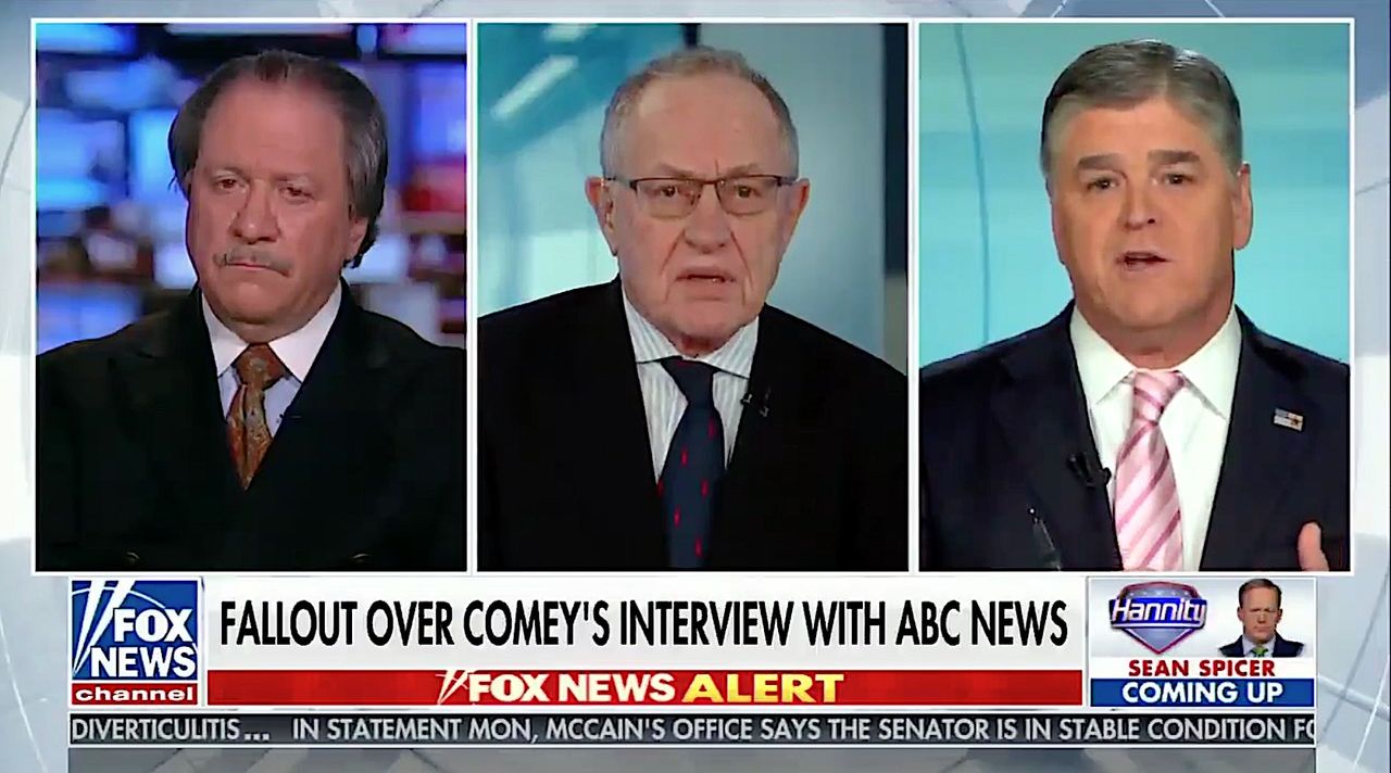 Alan Dershowitz chastises Sean Hannity on Hannity