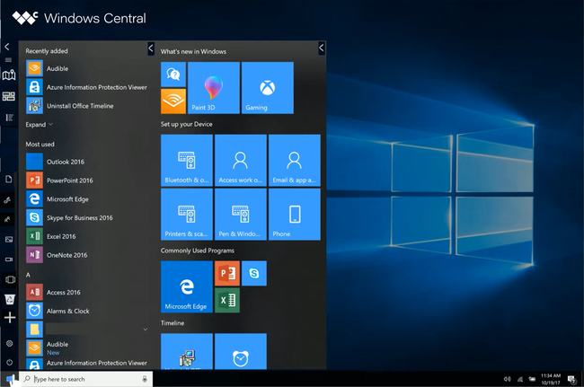 Check out this unreleased version of the Windows 10 Start Menu with ...