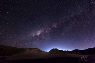 Milky Way Shines Over Mount Bromo