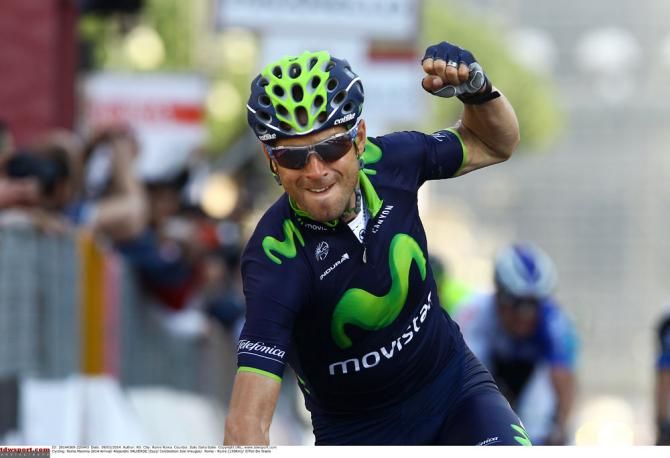 Alejandro Valverde (Movistar) wins Roma Maxima 2014