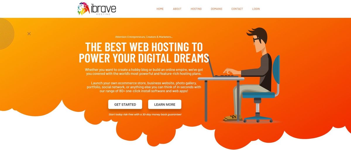 iBrave Hosting Review Hero