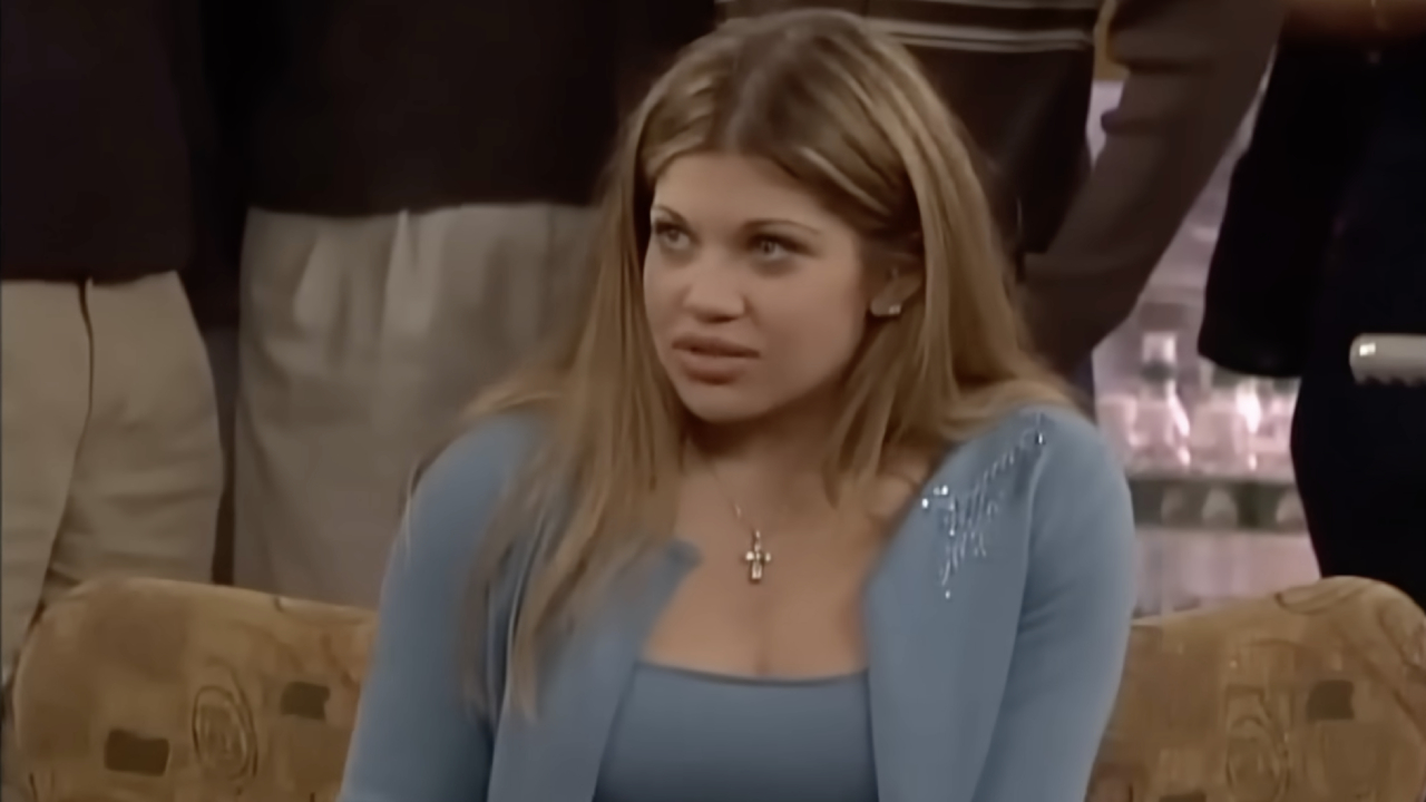 Danielle Fishel as Topanga in the final season of Boy Meets World.