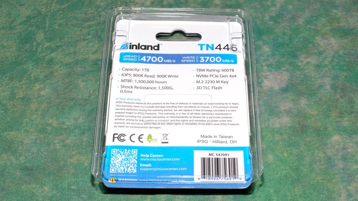 Inland TN446 SSD