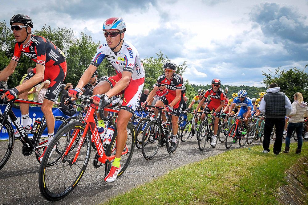 Katusha and BMC at the Belgium Tour